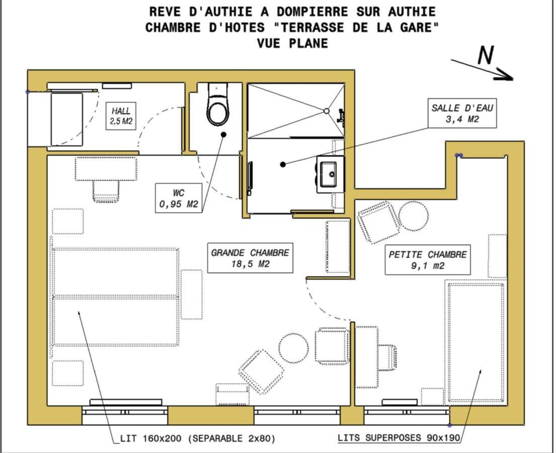 Bed and Breakfast Reve D'Authie Dompierre-sur-Authie Экстерьер фото
